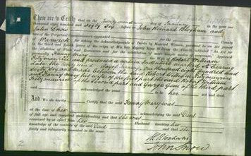 Deed by Married Women - Fanny Mary Fitzmaurice-Original Ancestry