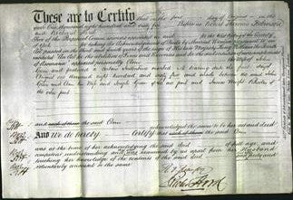 Deed by Married Women - Ann Green-Original Ancestry