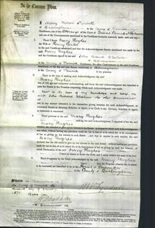 Court of Common Pleas - Mary Hughes Carter-Original Ancestry