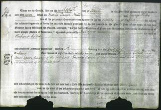Deed by Married Women - Ann Grove Collett-Original Ancestry