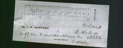 Receipt - B. Hale