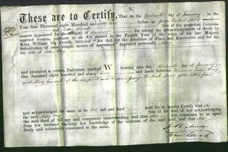 Deed by Married Women - Mary Way-Original Ancestry