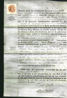 Deed by Married Women - Anne Sarah Mott-Original Ancestry