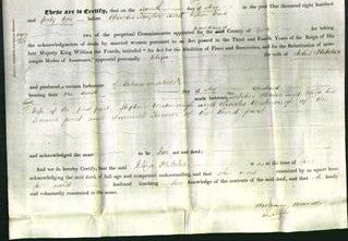 Deed by Married Women - Eliza Fletcher-Original Ancestry