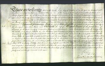 Deed by Married Women - Mary Griffiths and Charlotte Evans-Original Ancestry