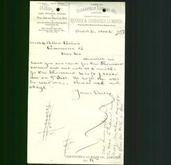 Business Letterhead - Cleveland Lumber Company