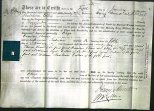 Deed by Married Women - Eliza Chivers-Original Ancestry
