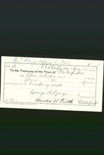 Wakefield, Massachusetts Payment Voucher - Eben Chapman