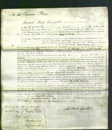 Court of Common Pleas - Elizabeth Wiberley-Original Ancestry