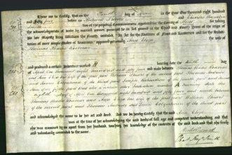 Deed by Married Women - Ann Eliza Rosewear-Original Ancestry