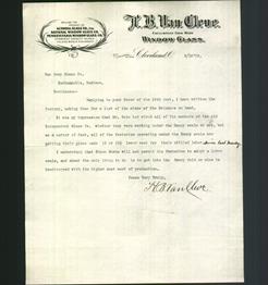Letterhead - H.B. Van Cleve