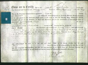 Deed by Married Women - Eliza Hames-Original Ancestry