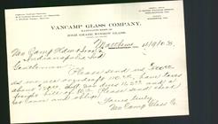 Letterhead - VanCamp Glass Company