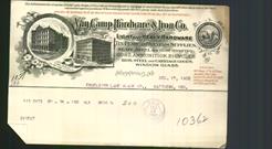 Letterhead - Van Camp Hardware & Iron Co.