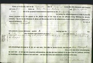 Deed by Married Women - Ann Keningale-Original Ancestry
