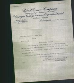 Letterhead - Robert Zener and Company