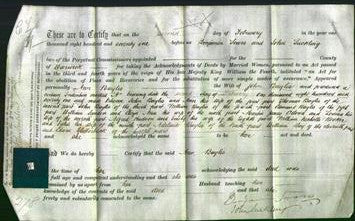 Deed by Married Women - Ann Baylis-Original Ancestry