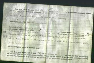 Deed by Married Women - Elizabeth Edmonds-Original Ancestry