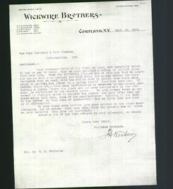 Letterhead - Wickwire Brothers