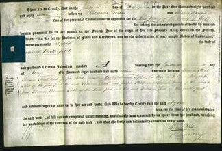 Deed by Married Women - Sophia Butterfield-Original Ancestry