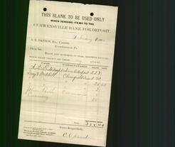 Bank Letterhead - Curwensville Bank