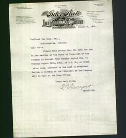 Letterhead - The Inter-State Life Assurance Company