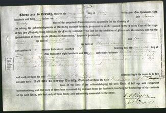 Deed by Married Women - Mary Dean and Ann Janyon-Original Ancestry