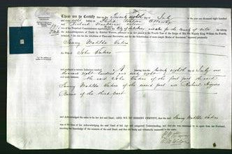 Deed by Married Women - Fanny Matilda Waters-Original Ancestry