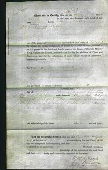 Deed by Married Women - Anna Hole Holgate-Original Ancestry