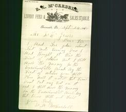 Business Letterhead - D. A. M'Cardell