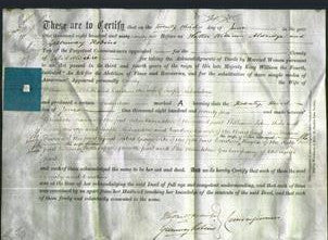 Deed by Married Women - Emily Hicks and Caroline Richardson-Original Ancestry