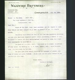 Letterhead - Wickwire Brothers