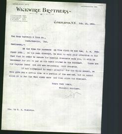 Letterhead - Wickwire Brothers