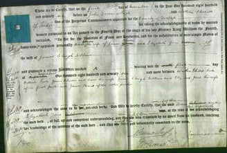 Deed by Married Women - Ann Rhodes and Elizabeth Jane Gibbons-Original Ancestry