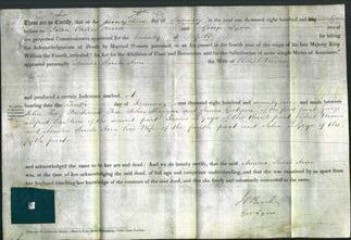 Deed by Married Women - Amelia Sarah Ann Warnes-Original Ancestry