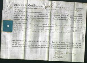 Deed by Married Women - Mary Ann Maw-Original Ancestry