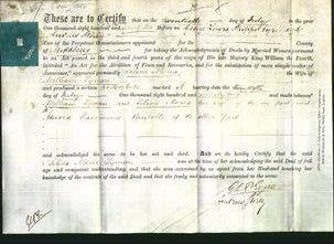 Deed by Married Women - Selina Maria Lyman-Original Ancestry
