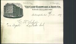 Letterhead - Van Camp Hardware & Iron Co.
