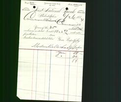 Bank Letterhead - First National Bank