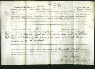 Deed by Married Women - Elizabeth Hunt-Original Ancestry