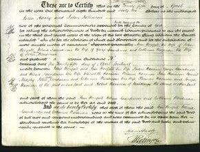 Deed by Married Women - Ann Horsfall, Helena Saunderson and Catherine Wardman-Original Ancestry
