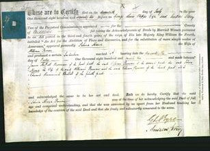 Deed by Married Women - Selina Maria Lyman-Original Ancestry