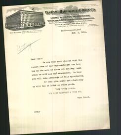 Letterhead - Van Camp Hardware & Iron Co.