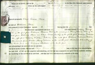 Deed by Married Women - Eliza Louisa Steere-Original Ancestry