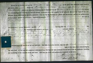 Deed by Married Women - Sarah Horsfall-Original Ancestry