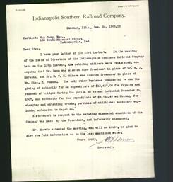Letterhead - Indianapolis Southern Railroad Company