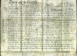 Deed by Married Women - Elizabeth Birkett and Sarah Hewetson-Original Ancestry