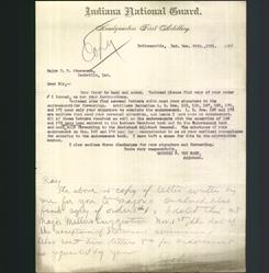 Letterhead - Indiana National Guard