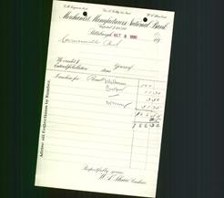 Bank Letterhead - Merchants & Manufacturers National Bank