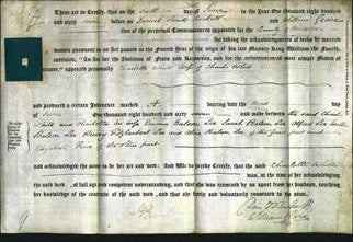 Deed by Married Women - Charlotte White-Original Ancestry